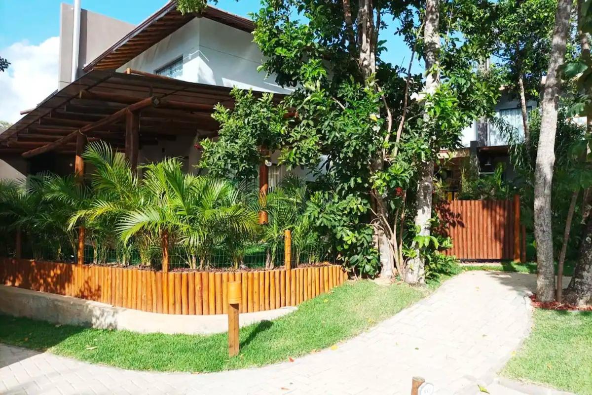 Casa Praia Do Forte Bahia Jardim Piscina Churrasco Esterno foto